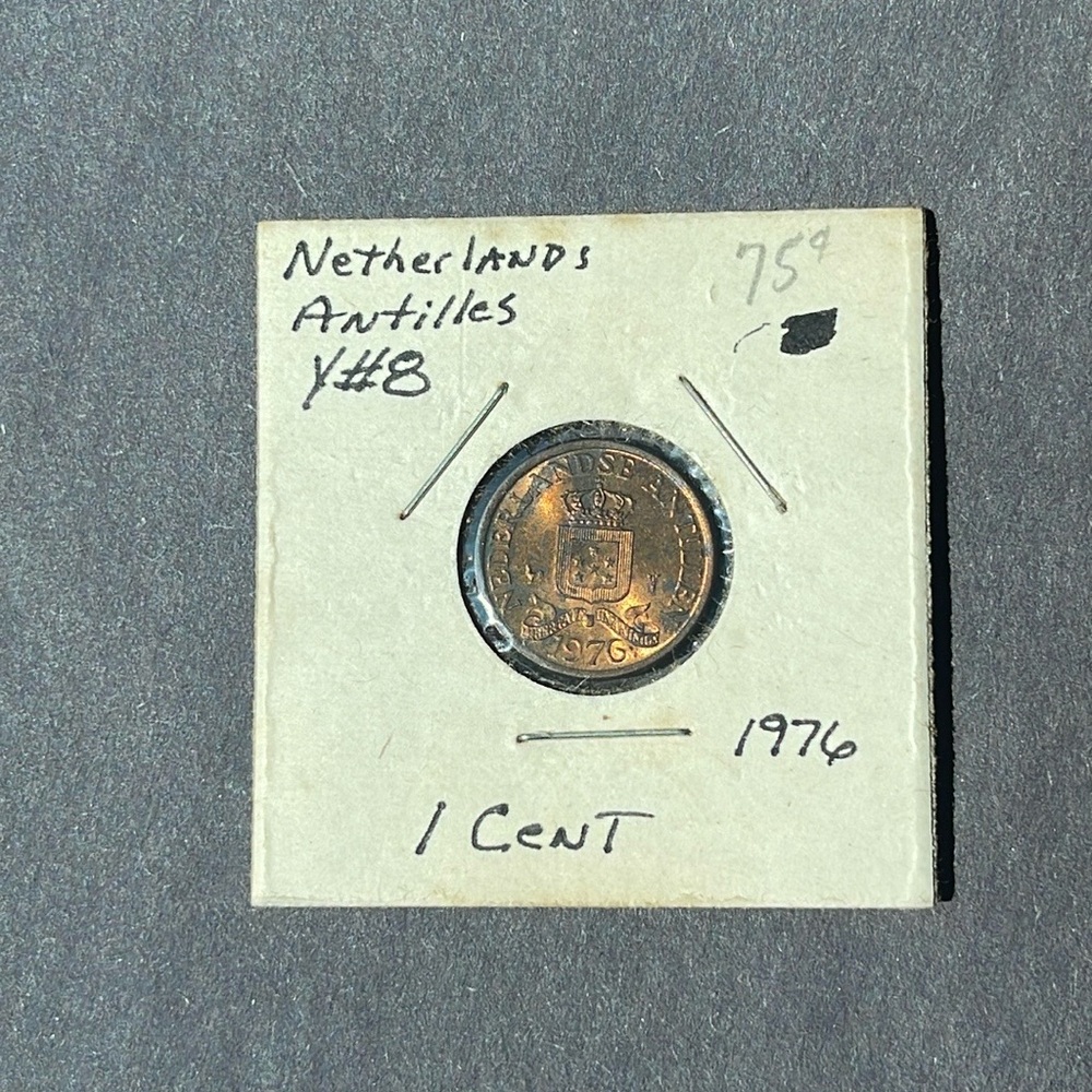 Coin Netherlands Antilles 1 Cent 1976 Y#8